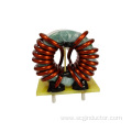 High frequency magnetic ring inductors
